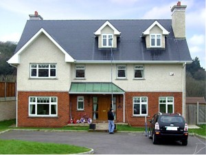 Purewater Window Cleaning using a waterfed pole from GM Services, Cork, Ireland