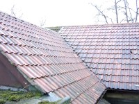 Roof after cleaning and removal of moss and lichen  by GM Services, Cork, Ireland