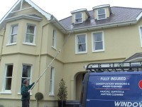 GM Window Cleaner using Waterfed Pole Cleaning System, Cork, Ireland