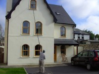 GM Window Cleaner using Waterfed Pole Cleaning System, Cork, Ireland
